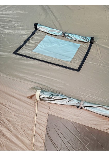 Fischer 6-8 Kişilik Tenteli Fresh&black Şişme Çadır (Baca Çıkışlı) 250X290X190CM fırsatları