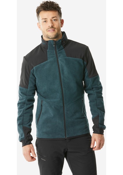 Quechua Erkek Sıcak Tutan Outdoor Polar Mont - Yeşil - MH500 Mountain