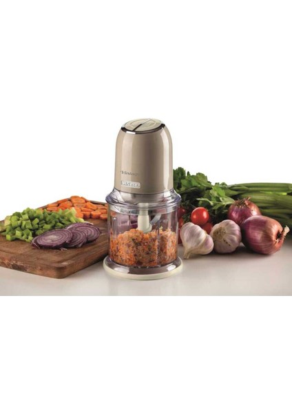 Şık Bej Vintage Doğrayıcı 0438/03, Modern Mutfaklar Için Ideal Seçim fırsatları