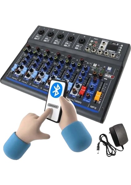Ample Surface-Paket-4 Aktif Hoparlör ve Mixer Full Ses sistemi seti modelleri