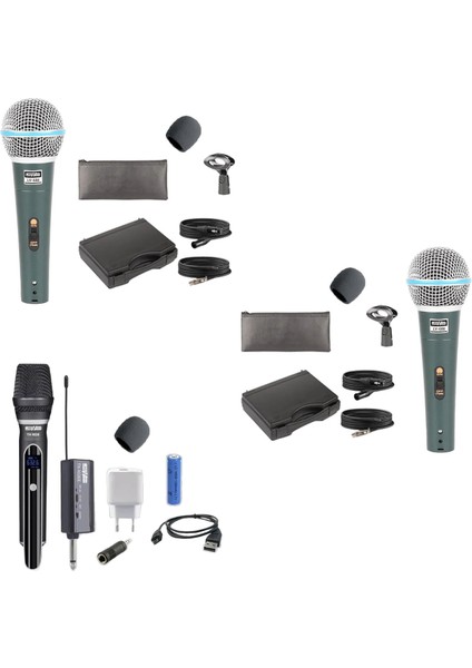 Ample Surface-Paket-4 Aktif Hoparlör ve Mixer Full Ses sistemi seti fırsatları