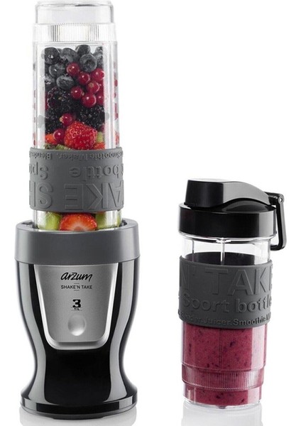 Kişisel Smoothie Blender 300W, Siyah, Hafif ve Pratik Kullanım Için Uygun