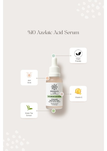 Leke Karşıtı, Aydınlatıcı - %10 Azelaik Asit Serum 30 ml modelleri