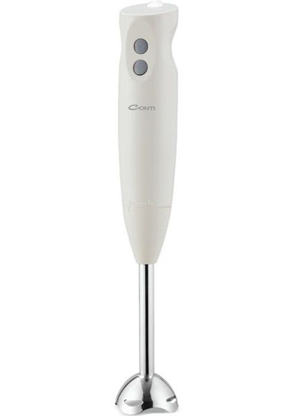 4 Bıçaklı Çok Renkli Çubuk Blender Beyaz, Güçlü ve Şık Tasarım