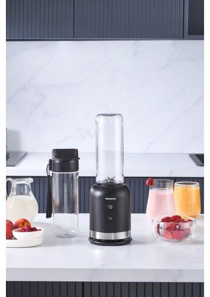 Kareli Smoothie Blender Siyah, Güçlü ve Şık Tasarım