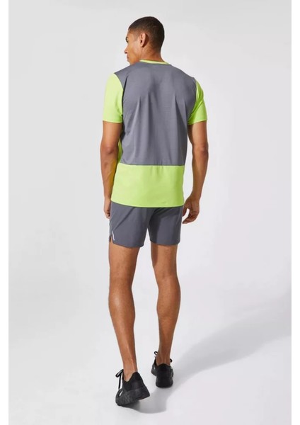 Unisex Neon Fileli Spor Tişört - Nefes Alan Hızlı Kuruyan Antrenman Tişörtü,hava Alan Rahat Kalıp fiyatları