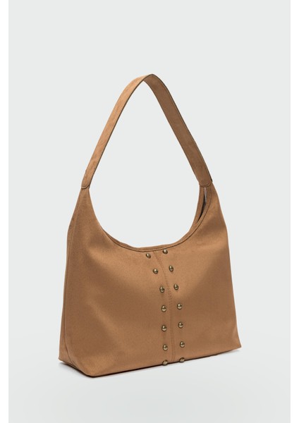 Moka Troklu Süet Omuz Çantası Camel fiyatları