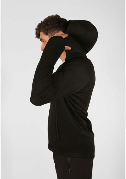 Şardonlu Dalgıç Fermuarlı Dik Yaka Kapüşonlu Sweatshirt/ceket fiyatları