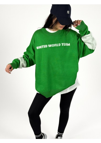 Oversize New York Kadın Triko Sweat indirimleri