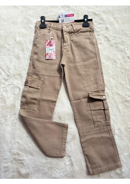 Beli Kemer Takılabilen Kargo Cepli Eleysa Kot Pantolon
