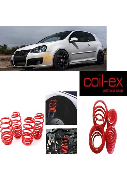 Vw Golf 5 2004-2009 Coil-Ex 3.5 cm Spor Yay