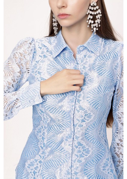 Mavi Dantel Takım 12269 fırsatları