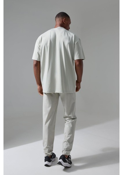 Slim Dokuma Jogger Lazer Kesim Detaylı, Slim Fit Eşofman Altı modelleri