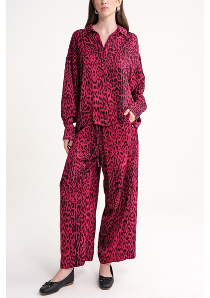 Bordo Bol Kesim Gömlek 10846