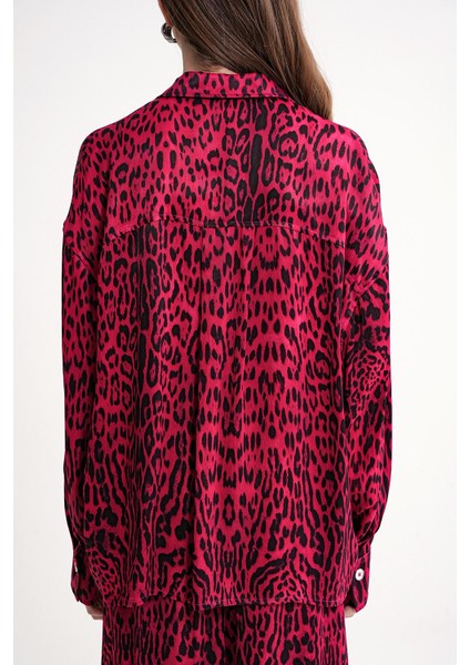 Bordo Bol Kesim Gömlek 10846 fırsatları