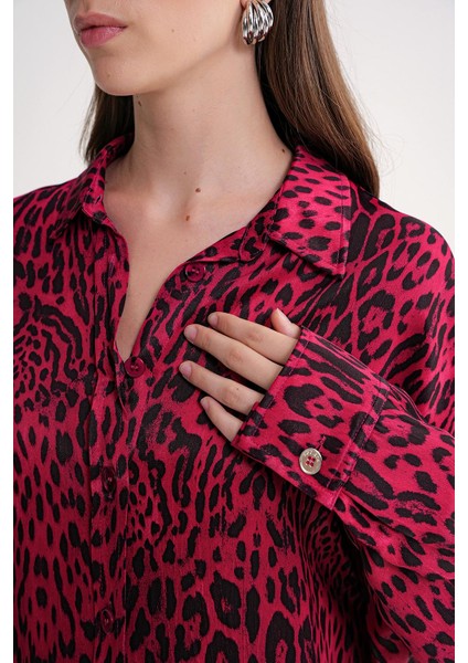 Bordo Bol Kesim Gömlek 10846 indirimleri