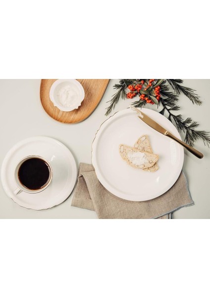 Eser-I Istanbul Altın 6 Kişilik 41 Parça Kahvaltı Takımı