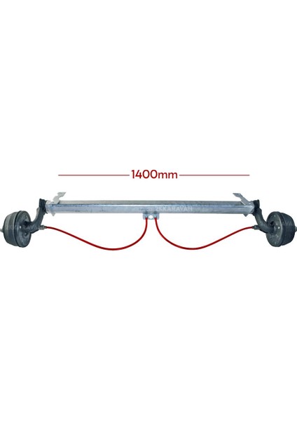 1500KG 1400MM Torsiyonlu Frenli Aks Dingil Seti fiyatları