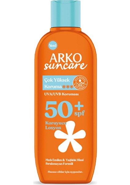 Sun Care SPF50+ Güneş Koruyucu Losyon – Yüksek Uva & Uvb Koruması, 200 ml