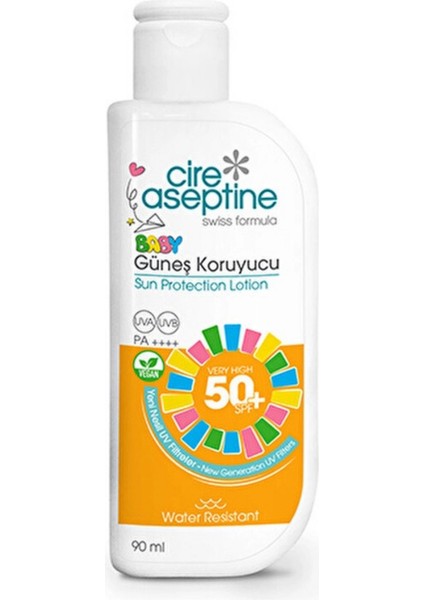 Çocuk Güneş Koruyucu Losyon SPF50+ – Hassas Ciltlere Özel Yüksek Koruma, 90 ml