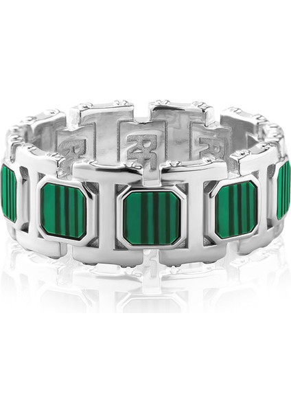 Gümüş Renkli Detaylarla Tasarlanmış 925 Ayar Gümüş Yüzük 166 fırsatları