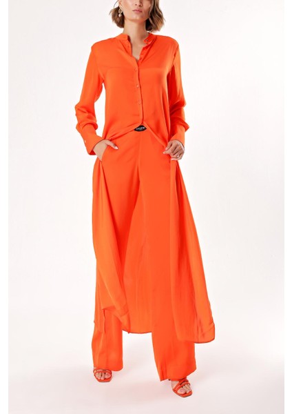 Kırmızı Beli Lastikli Pantolonlu Ikili Takım 12317