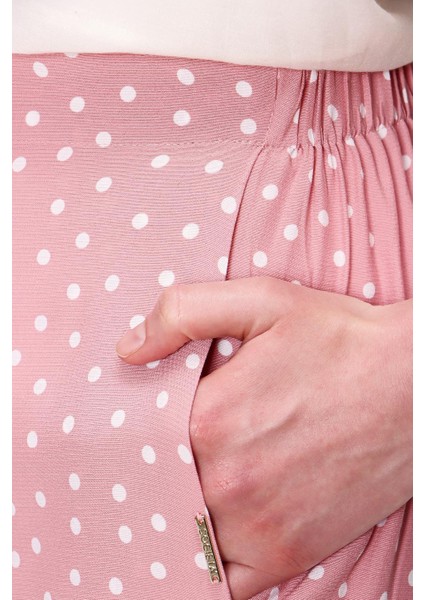 Somon Beli Lastikli Bol Kesim Pantolon 41609 fırsatları