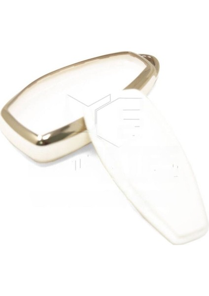 Lüx Ford Fiesta Kuga Mondeo Focus Bmax Cmax Smax Kuga Nano Anahtar Kılıfı Beyaz Gold Altın Renk fiyatları