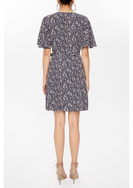 Lacivert Anvelop Mini Elbise 93225 fırsatları