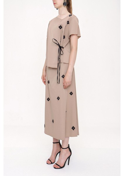 Bej Bagcıklı Takım 12264 fiyatları