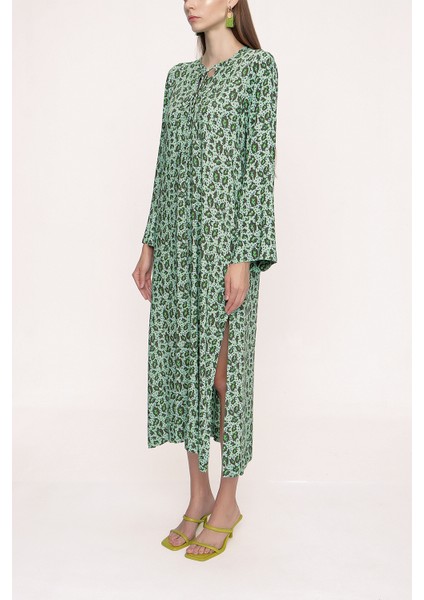 Mint Bagcık Detaylı Elbise 94035 modelleri