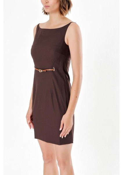 Vizon Dar Kesim Pamuk Elbise 91027 fiyatları