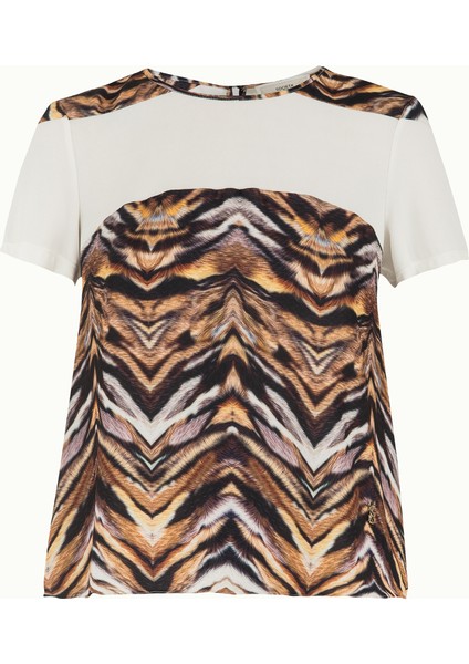 Tüy Baskı Desenli Bluz 19254 indirimleri