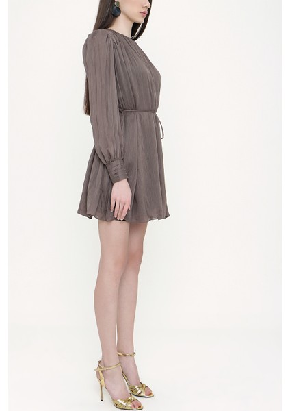 Füme Vatkalı Mini Elbise 93910 fiyatları