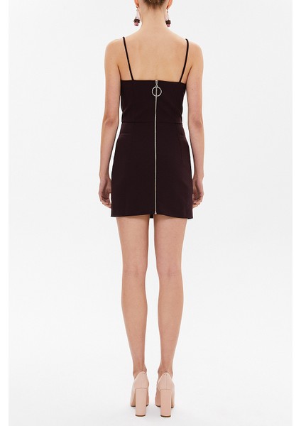 Vizon Askılı Mini Elbise 93124 fırsatları