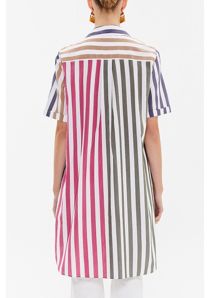 Mor Kısa Kollu Poplin Gömlek 10732 indirimleri