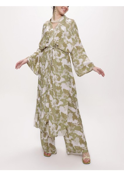 Bej Bol Kesim Kaftan 94080