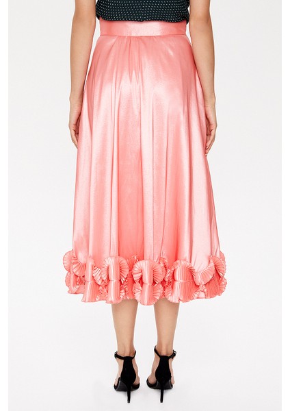 Pembe Piliseli Etek 81082 indirimleri