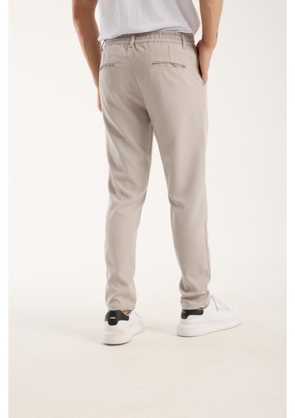 Erkek Jogger Bel Lastikli Düğmeli Fermuarlı Bağcıklı Likralı Antrasit Pantolon fiyatları