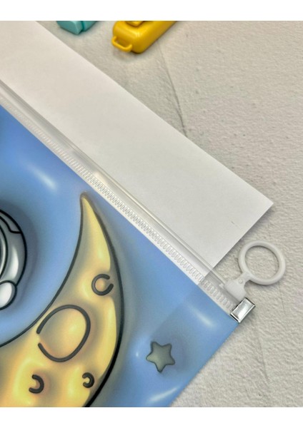 Uzay Keşfi Şeffaf Tek Bölmeli A4 Fermuarlı Dosya Klasörü / Belge Dosyası/düzenleyici Klasör/ Dosya fiyatları