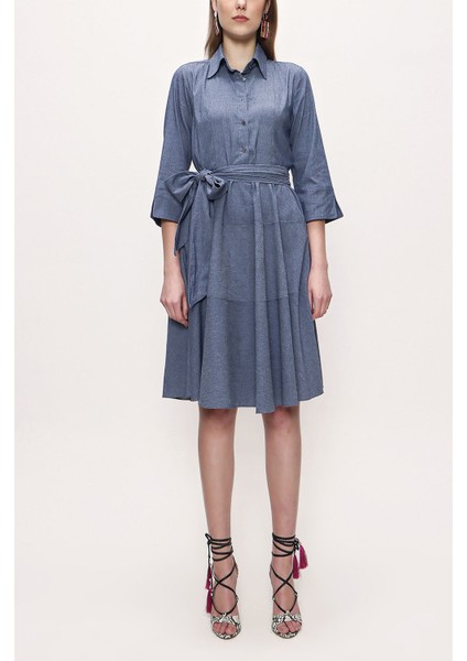 Mavi Kloş Elbise 93768