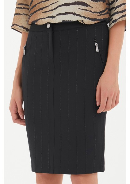 Siyah Dar Kesim Etek 80283