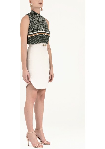 Taş Metal Aksesuarlı Etek 80536 fiyatları