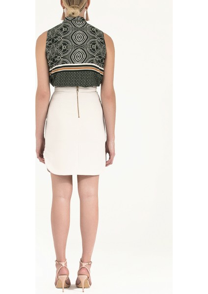 Taş Metal Aksesuarlı Etek 80536 fırsatları