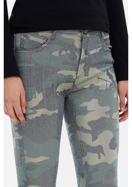 Haki Dar Kesim Beş Cep Pantolon 41269 fırsatları