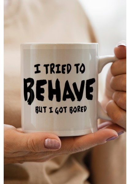 I Tried Baskılı Kupa Bardak