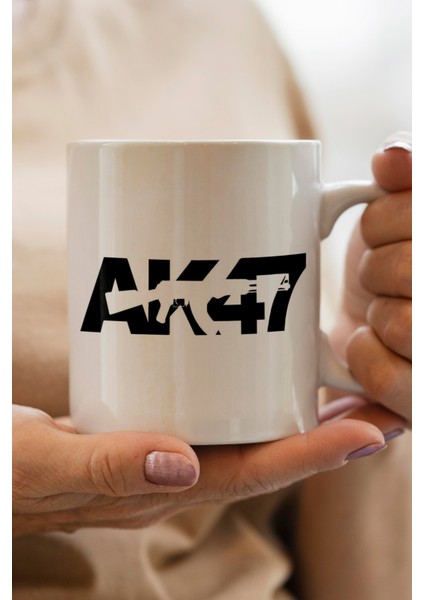 AK47 Baskılı Kupa Bardak