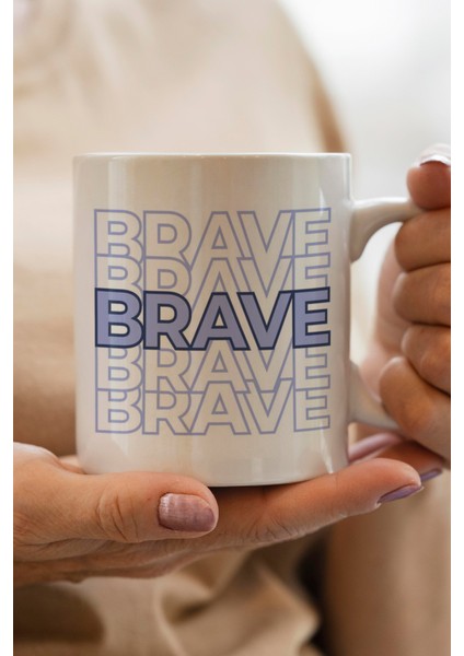 Brave Baskılı Kupa Bardak