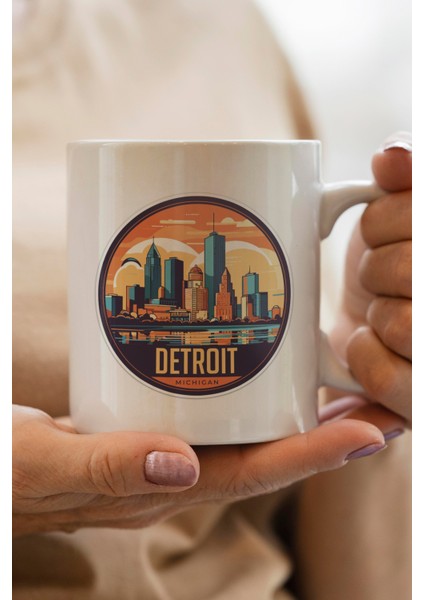 Michigan Baskılı Kupa Bardak