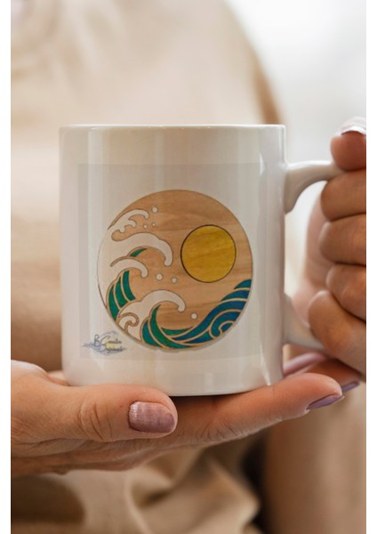 Modern Resim Baskılı Premium Kupa Bardak